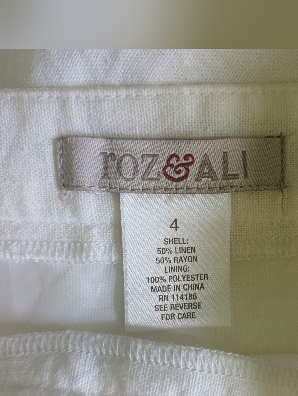 White Linen Blend Tiered Maxi Skirt - Women - Picture 4 of 4